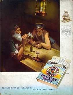Navy Cut Medium Cigarettes, 1935