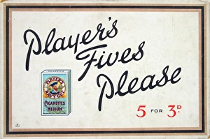 John Player's Archive Prints: Navy Cut Medium Fives Cigarettes, 1927=28