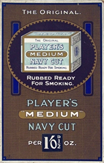 John Player's Archive Prints: Navy Cut Medium tobacco, 1925=26