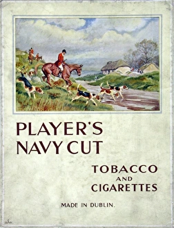 Hunting Prints: Navy Cut Tobacco and Cigarettes, 1933