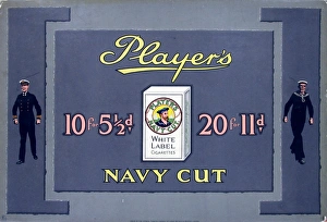 Navy Cut White Label cigarettes, 1926 Navy Cut White Label cigarettes, 1926