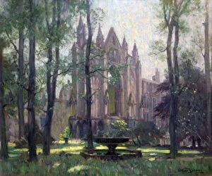 Trending: Newstead Abbey, the Monks Wood, Nottinghamshire (Newstead Abbey from the North West)- Arthur Spooner