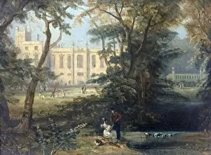 Newstead Abbey Collection: Newstead Abbey, Nottinghamshire, from the South - Unknown Artist