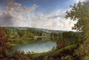 Newstead Abbey, Nottinghamshire, from the Upper Lake