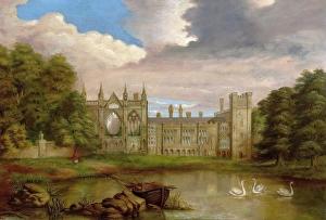 Newstead Abbey, Nottinghamshire, from the Upper Lake Newstead Abbey, Nottinghamshire, from the Upper Lake
