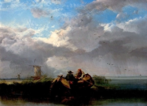 Storm Prints: Norfolk Broads with Boats
