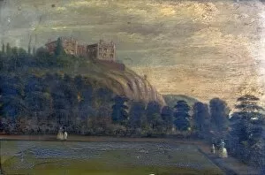 Nottingham Castle Collection: Nottingham Castle from the Park Bowling Green