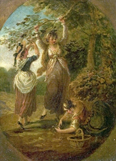 Woman Prints: The Nut-Gatherers