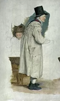 Images Dated 16th September 2010: An Old Man in a Smock - William Mulready (follower of)