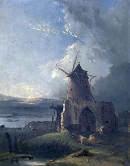 <b class=qtipBold><figcaption>Old Mill at Norwich, Norfolk</figcaption></b><br>Artist: Colkett, Samuel David - Title: Old Mill at Norwich, Norfolk - Date: N/A - Original Medium and Size: Oil on Wood 49.5 x 39.5 Old Mill at Norwich, Norfolk