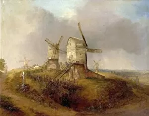Local Artists And Places Collection: Old Windmills on Nottingham Forest
