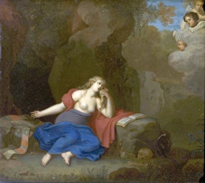 Book Prints: The Pentinent Magdalen in a Landscape