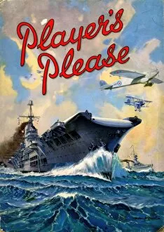 Images Dated 15th November 2011: Players Please: Aircraft carrier, 1946