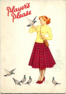 Local Industry Prints: Players Please: Pigeons, 1952
