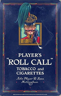 <b class=qtipBold><figcaption>Players Roll Call</figcaption></b><br>Advertising counter card<br><em>© Produced by the kind permission of Imperial Tobacco Limited, England</em> Players Roll Call