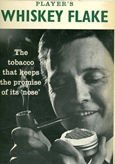 Players Whiskey Flake, The tobacco that keeps the promise of its nose, 1960=61 Players Whiskey Flake, The tobacco that keeps the promise of its nose, 1960=61