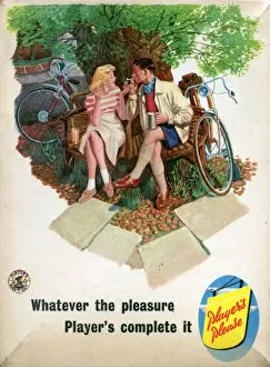 Images Dated 15th November 2011: Whatever the pleasure: Cycling, 1955