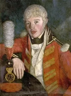 Local people Collection: Portrait of an Officer (probably Major William Wylde, 1803-1808, OC, Southwell Volunteer Infantry)