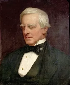 Images Dated 2nd December 2011: Portrait of Rt. Hon. Robert Lowe, Viscount Sherbrook, by Ethel Mortlock