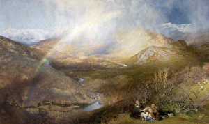 <b class=qtipBold><figcaption>The Rainbow</figcaption></b><br>Artist: Whaite, Henry Clarence - Title: The Rainbow - Date: 1862 - Original Medium and Size: Oil on Canvas 139.7 x 241.6 The Rainbow