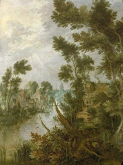 Green Prints: River Scene