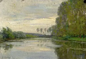 River Scene, the Lower Loire, France - Alexandre Jacques