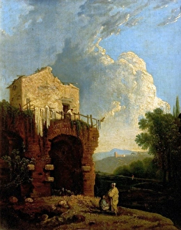Figures Prints: Ruins of a Villa near Rome (Hadrians Villa)