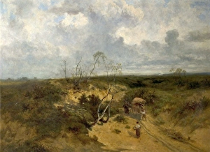 <b class=qtipBold><figcaption>a Sandy Bit of Road</figcaption></b><br>Artist: Oakes, John Wright - Title: a Sandy Bit of Road - Date: 1874 - Original Medium and Size: Oil on Canvas 78.7 x 109.2 a Sandy Bit of Road