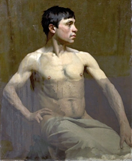 The Seated Model - Herbert Wilson Foster