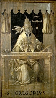 Figure Prints: St Gregory in his Study (verso)