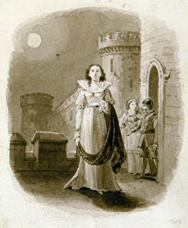 She Stood Gazing Upwards, by William Marshall Craig