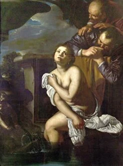 Images Dated 6th November 2009: Susannah and the Elders - Artemisia Gentileschi (Attributed to)
