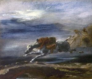 Animals Collection: Tam O Shanter (after the poem by Robert Burns) - Eugene Delacroix