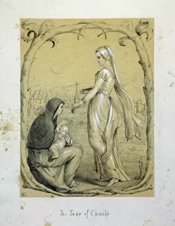Images Dated 2nd February 2012: The Tear of Charity by Jessie Macleod, 1850