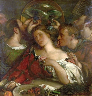 Woman Prints: Tibullus in the House of Delia - Charles Haslewood Shannon