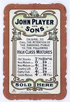 Tobacco mixtures, 1906