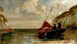 Fishing Boats at Sea