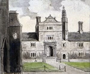 : View of Caius College, Cambridge, English School, 1700-1799