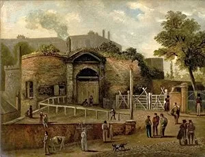 Local Artists And Places Collection: View of the Castle Gateway, Nottingham