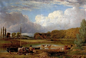 Nottingham Prints: View of the Trent at Wilford, Nottingham