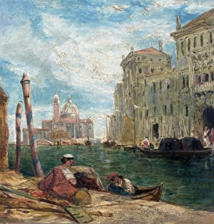 Blue Sky Prints: View in Venice, Italy