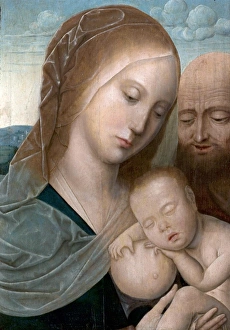 Figures Prints: Virgin and Child with St Joseph