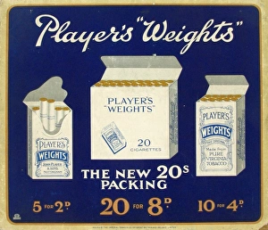 Weights Cigarettes, 1926=28