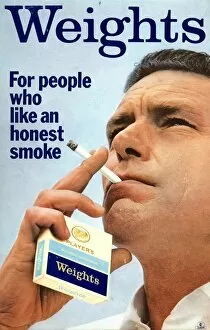 Images Dated 15th November 2011: Weights, For people who like an honest smoke, 1967