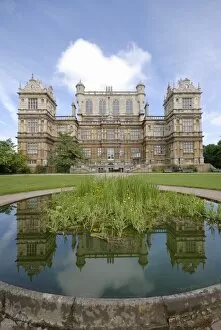 Photography Collection: Wollaton Hall with pond